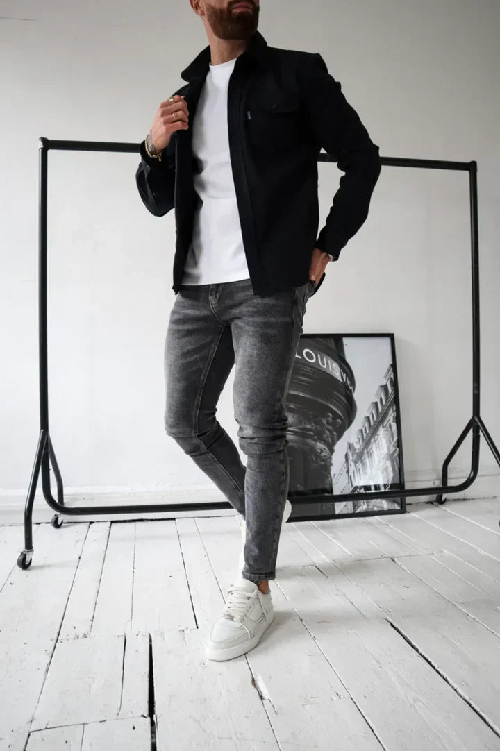 Adam - Veste chemise avec fermeture à boutons