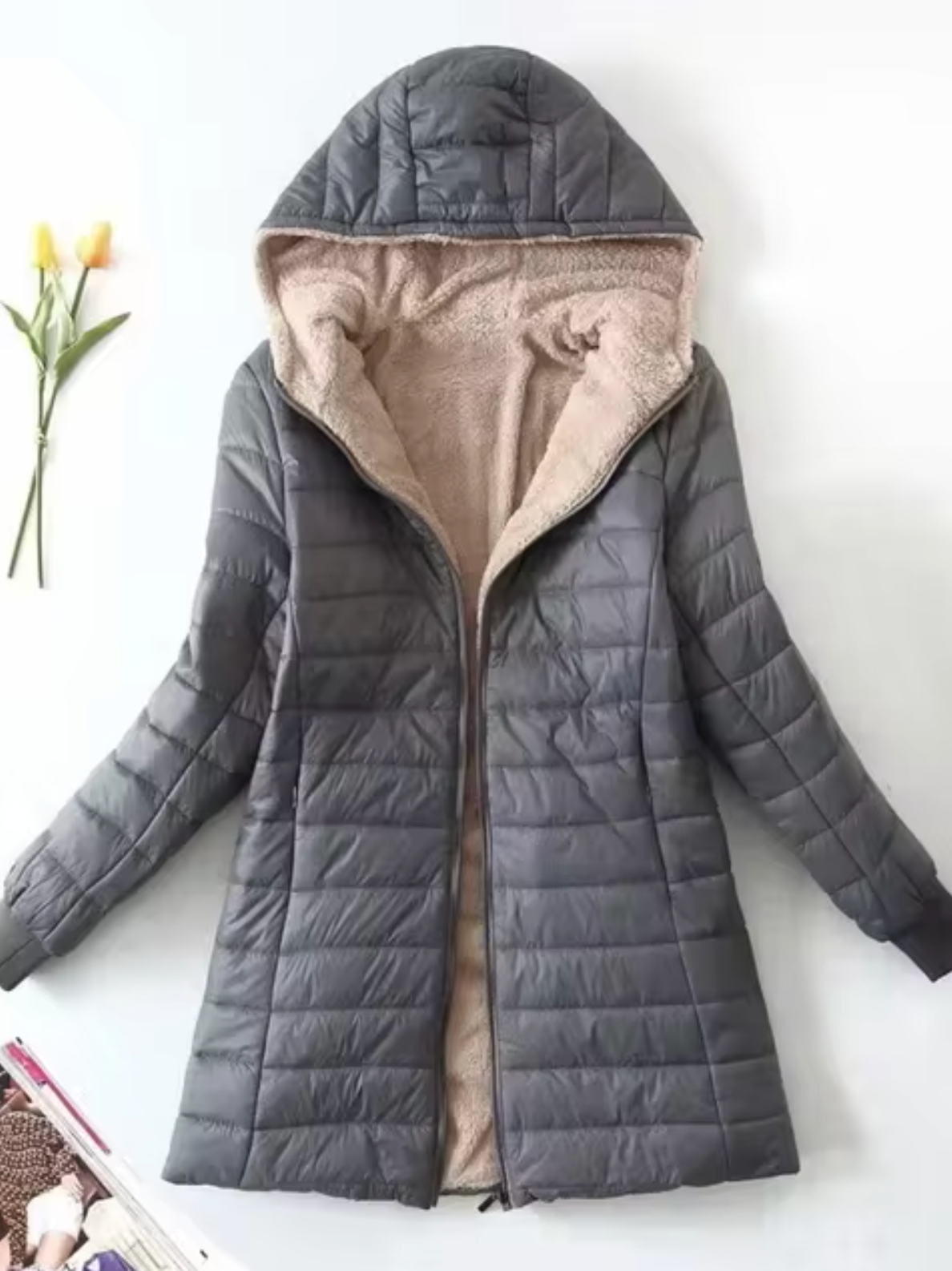 - Manteau polaire en peluche