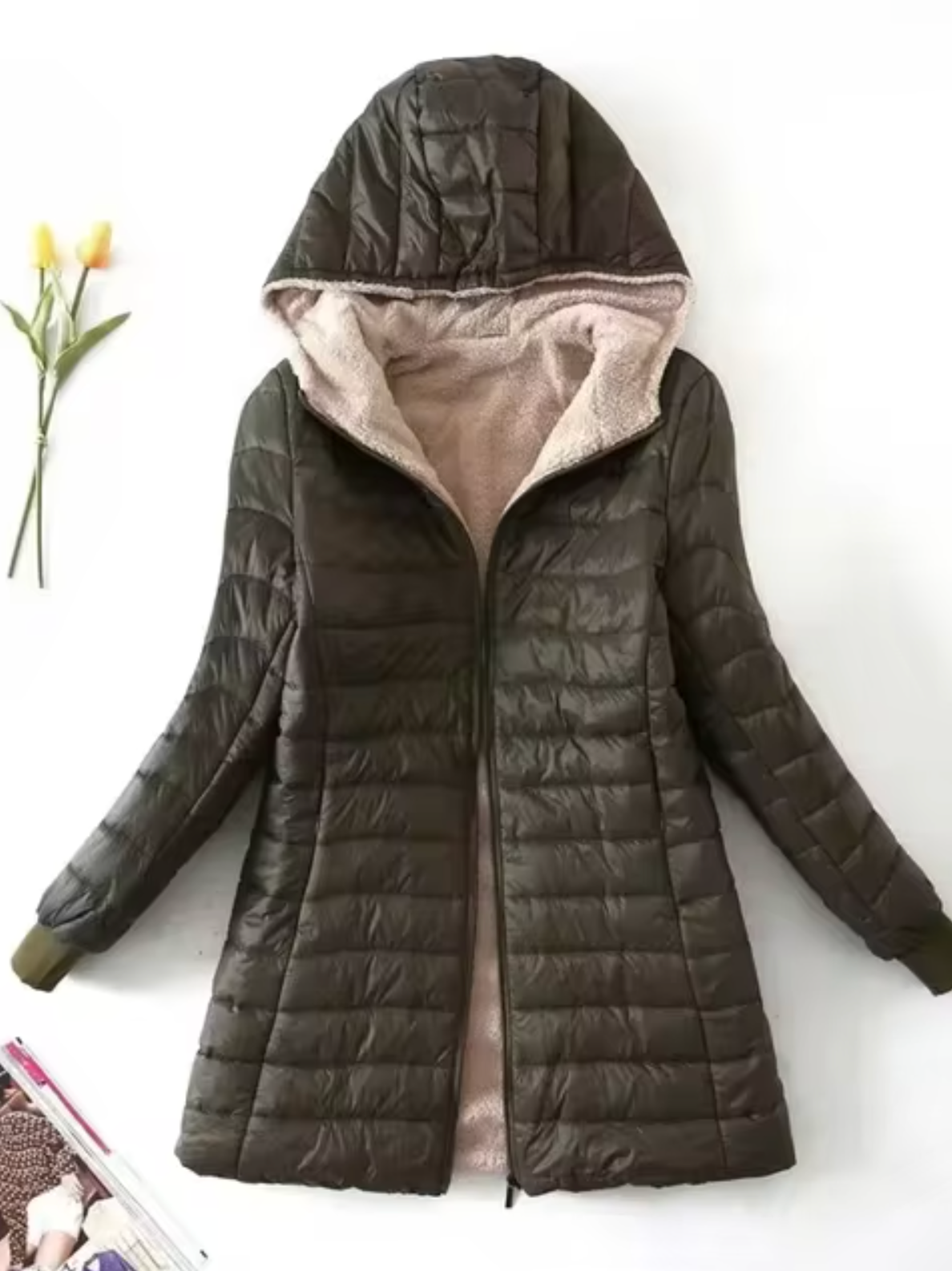 - Manteau polaire en peluche