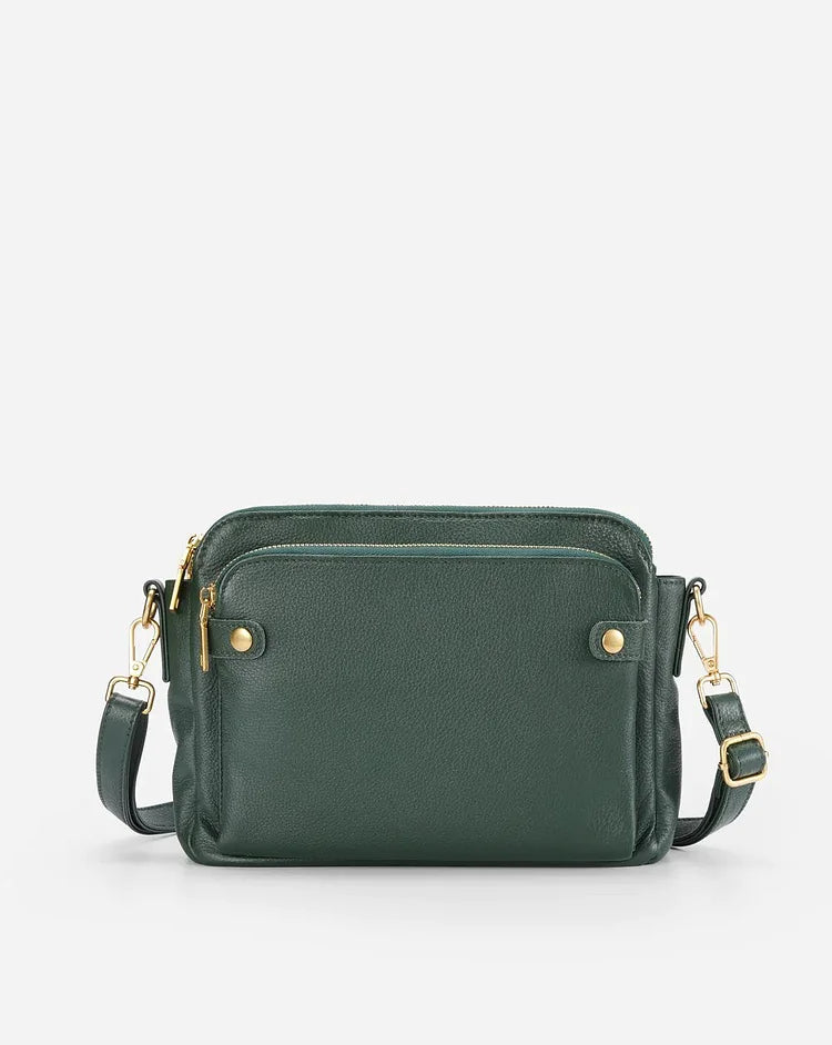 Leather shoulder bag-Elly Rose