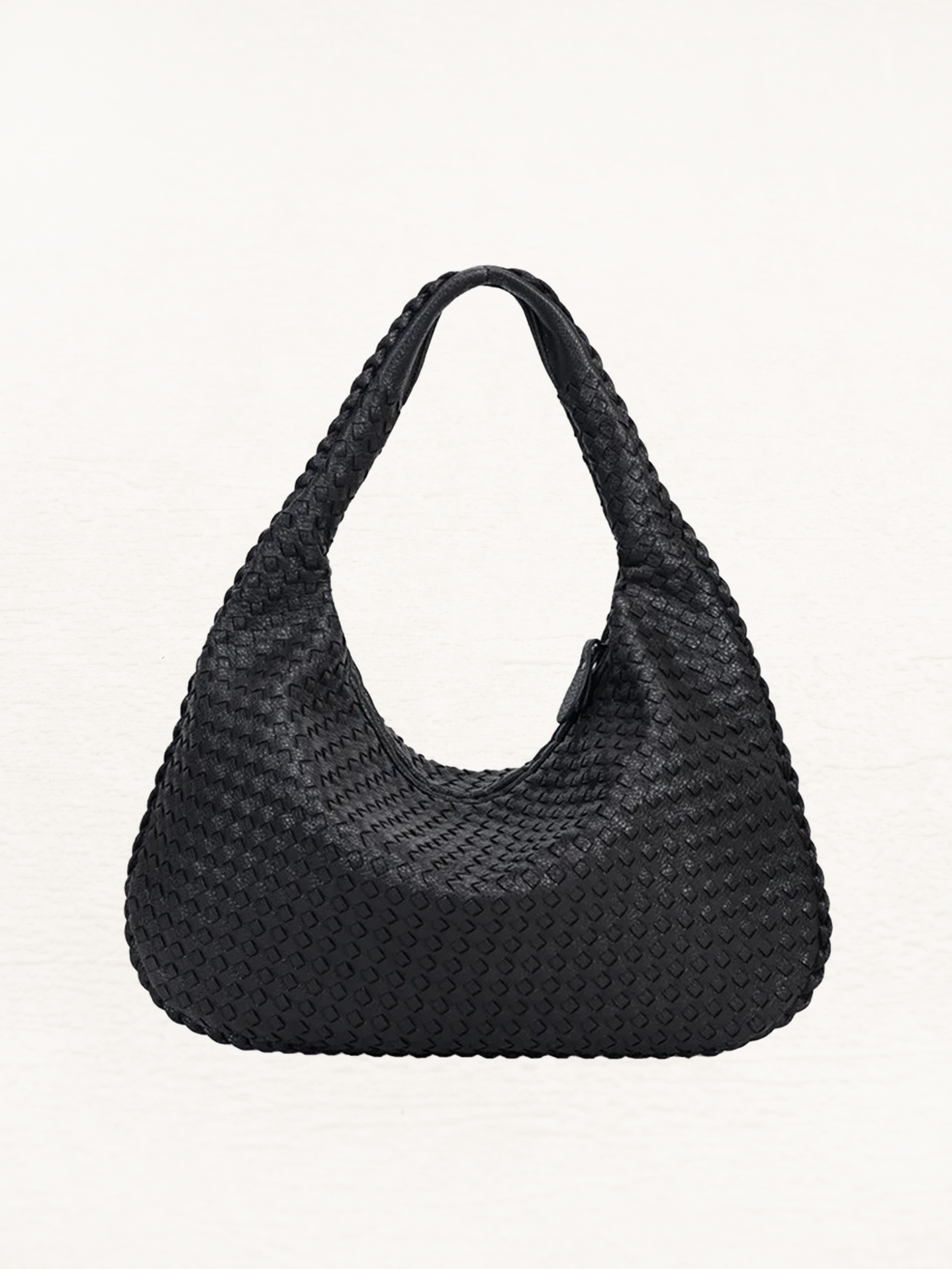 Brianna Braided Shoulder Bag Ladies | Handbag | Design Bag Black-Elly Rose