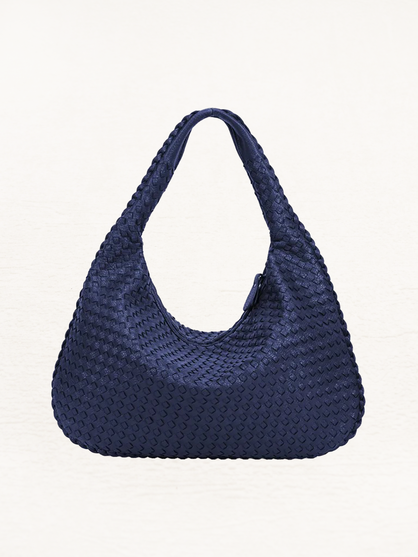 Brianna Braided Shoulder Bag Ladies | Handbag | Design Bag Dark Blue-Elly Rose