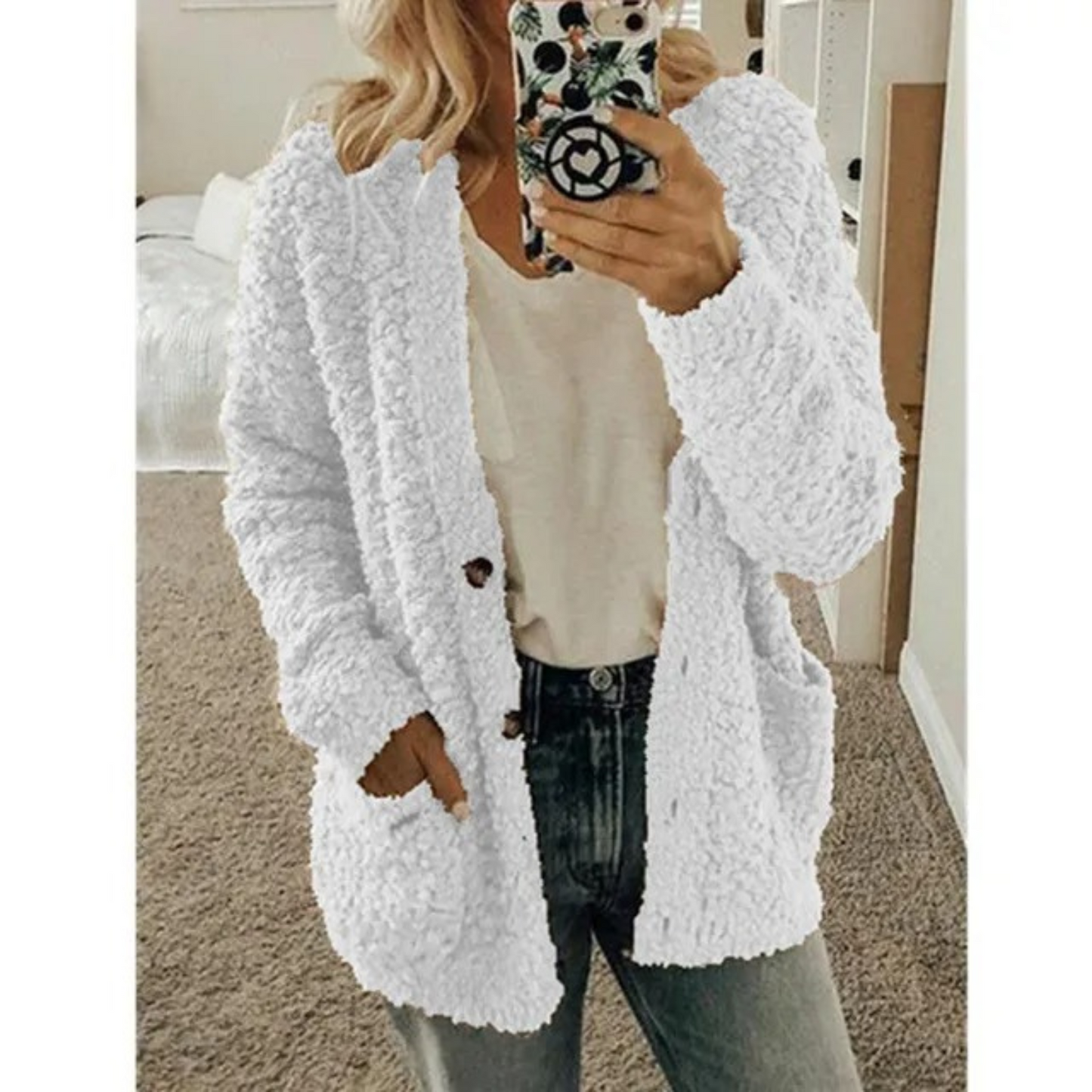 - Veste Teddy pour femme