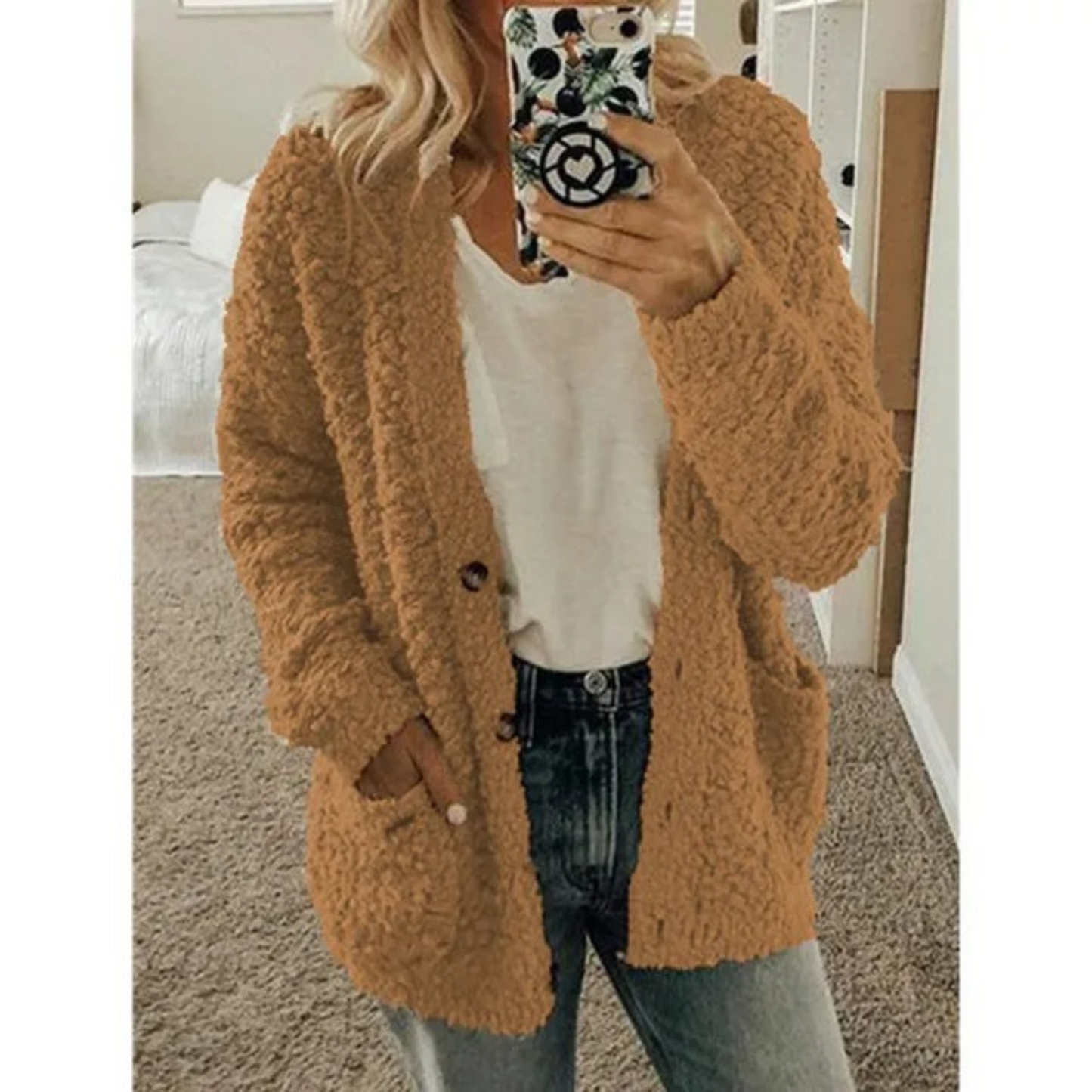 - Veste Teddy pour femme