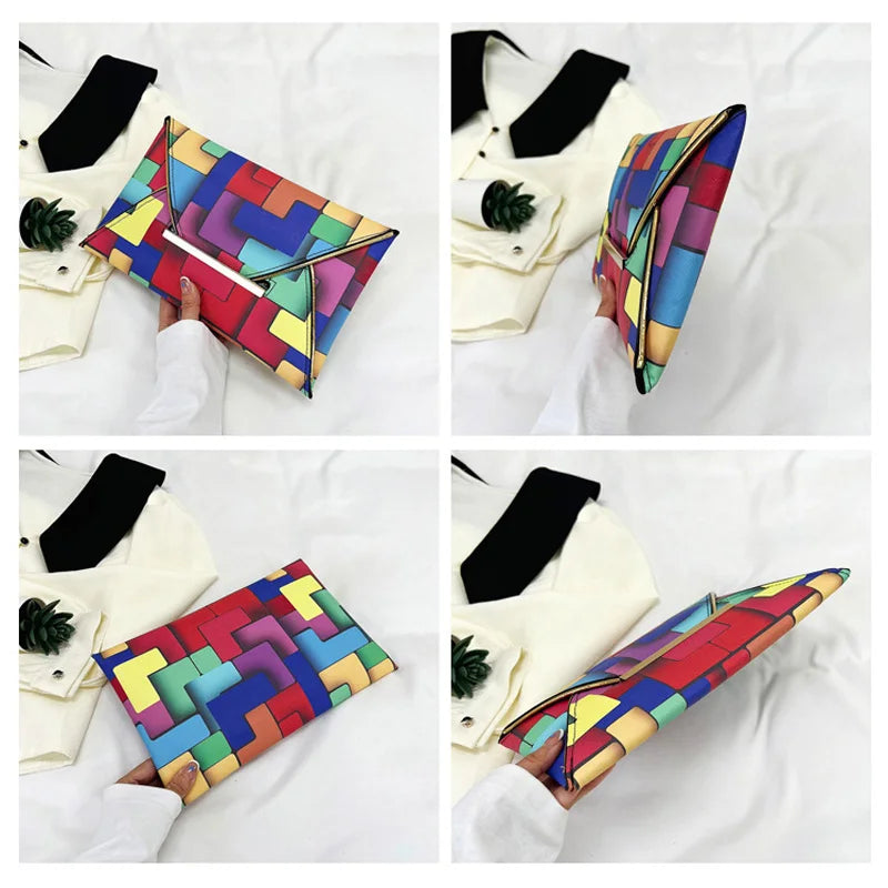 Lumière rainbow pouch-Elly Rose