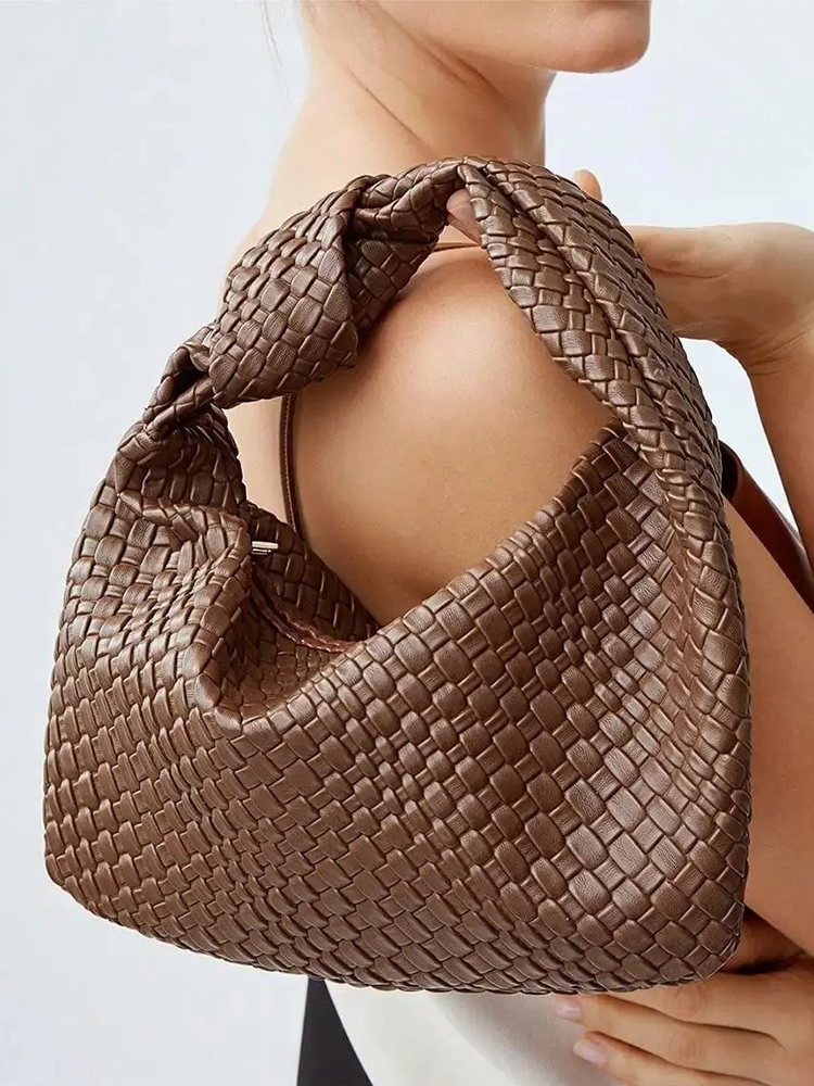 Sarah | Women's braided shoulder bag | Designer bag-Elly Rose