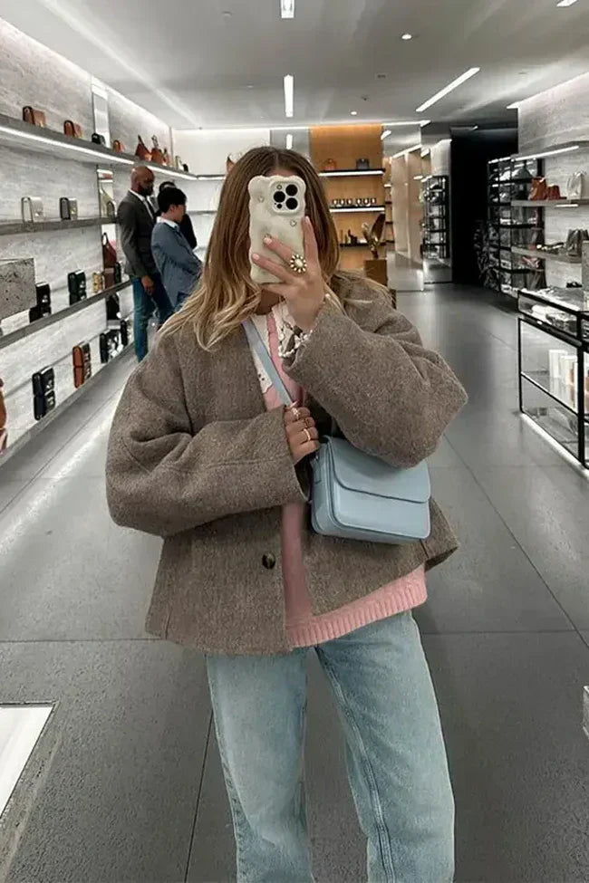 - Manteau oversized stylé