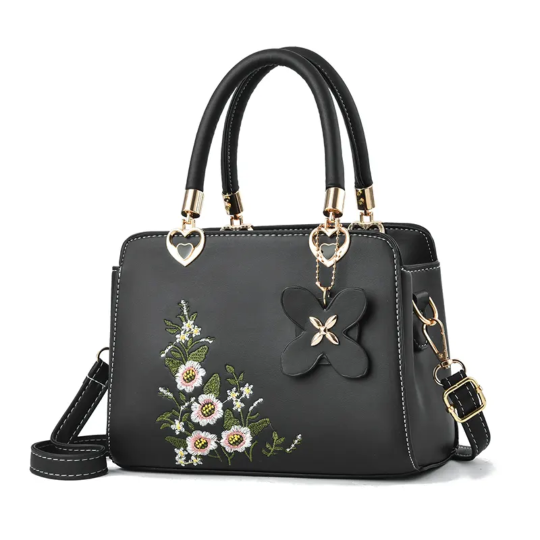 Flora Crossbody Bag - With beautiful embroidery-Elly Rose