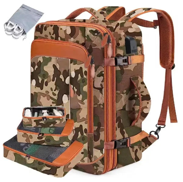 GlobeHaven - Large travel backpack-Elly Rose