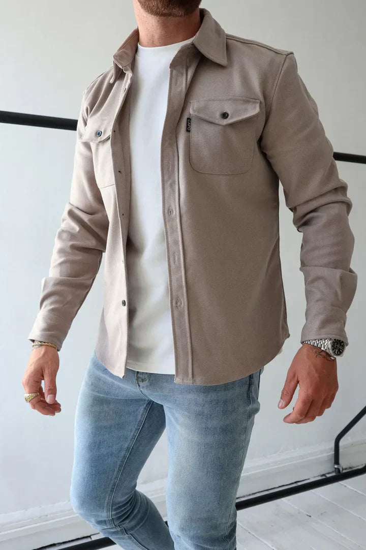 Adam - Veste chemise avec fermeture à boutons