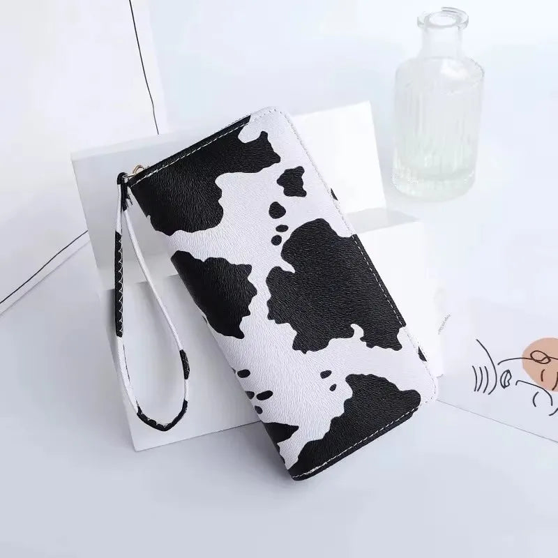 GRAZE & GRACE - Elegant cow print wallet-Elly Rose