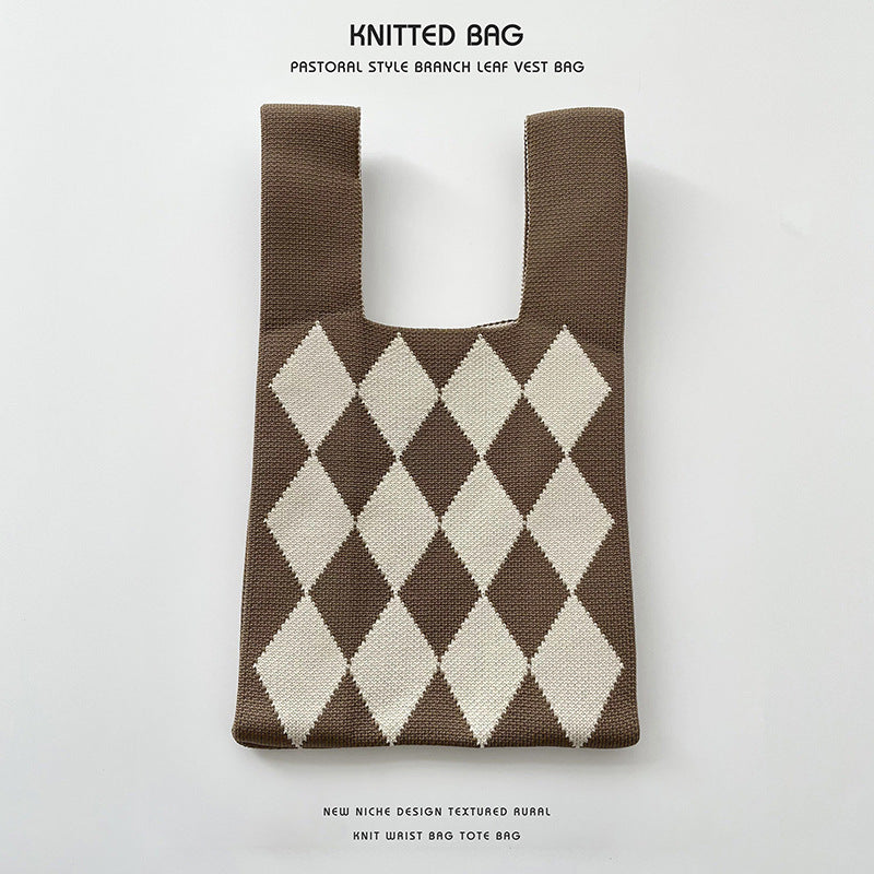 Knitted bag - Diamant-Elly Rose