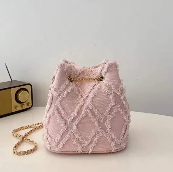 BohoVibe - Trendy retro denim shoulder bag-Elly Rose