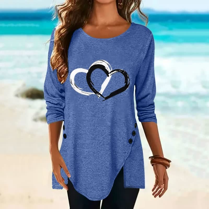 2Hearts™ : Chemise confortable et surdimensionnée pour femmes