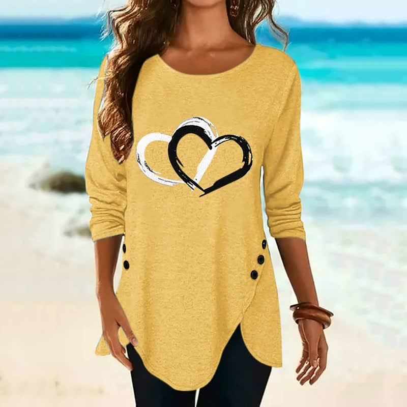 2Hearts™ : Chemise confortable et surdimensionnée pour femmes