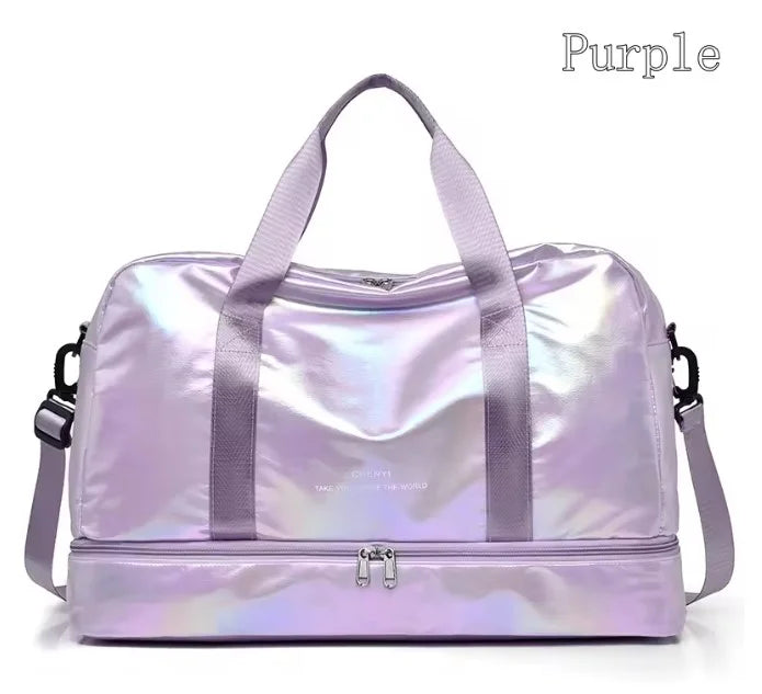 VELUXE - Sporty, shiny travel bag-Elly Rose