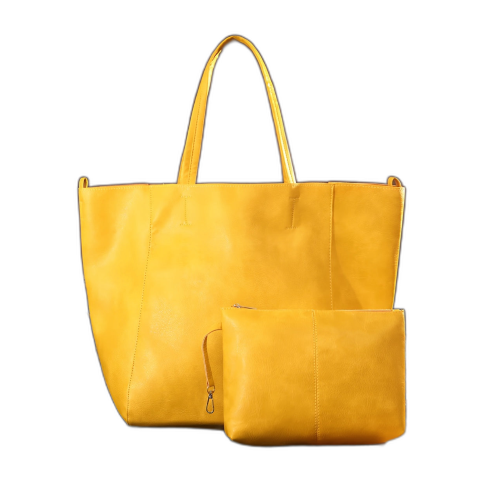 Renee’s Retro Softness | Large Capacity Tote Bag-Elly Rose