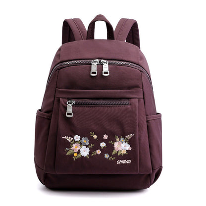 Collene | travel backpack embroidered with flowers-Elly Rose
