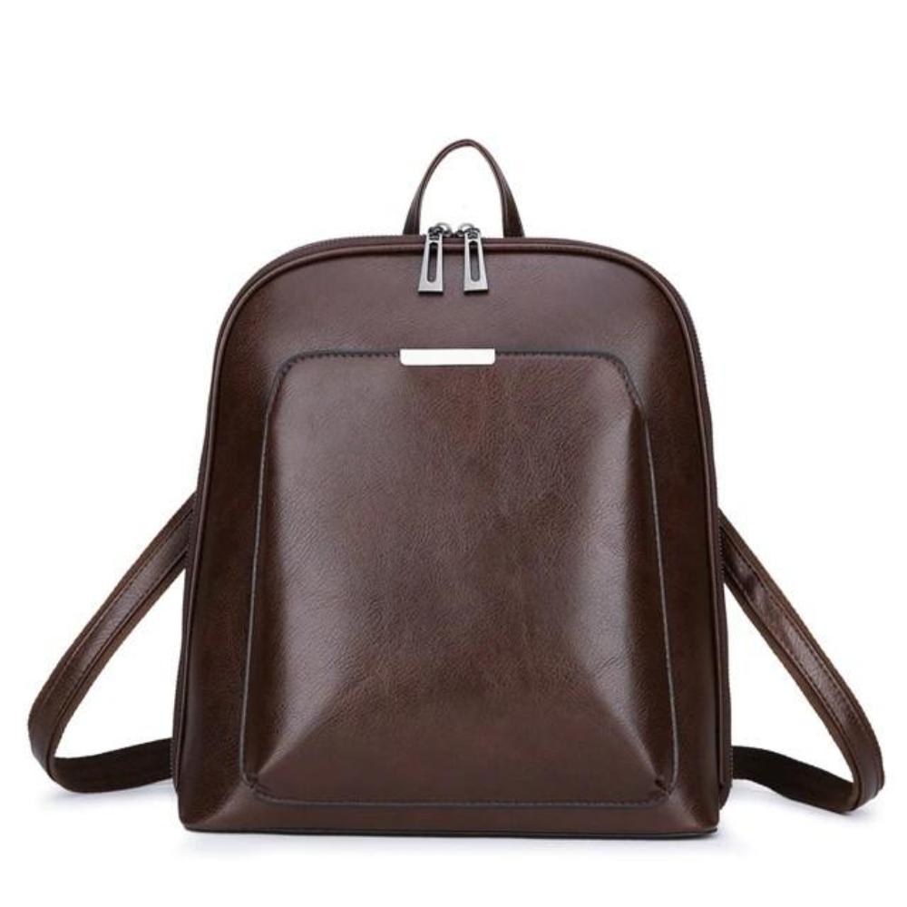 Classic Double-Zip Backpack - Sleek Design-Elly Rose