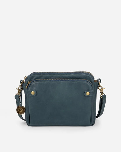 Leather shoulder bag-Elly Rose
