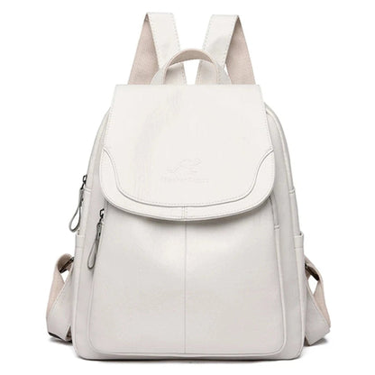 Leilani - Secure Leather Backpack for Elegant Women-Elly Rose