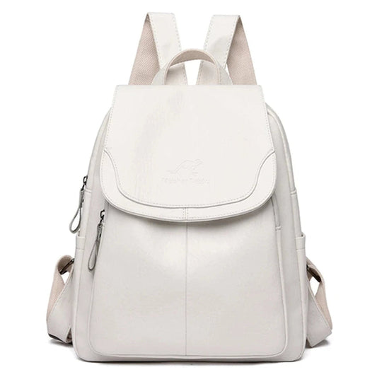 Leilani - Secure Leather Backpack for Elegant Women-Elly Rose