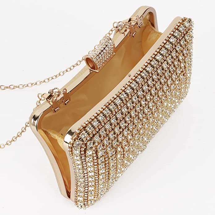 Crystal clutch bag | Evening clutch bag-Elly Rose
