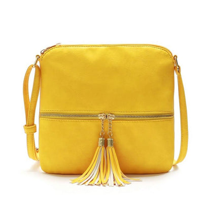 ChicRibbon - Elegant shoulder bag with tassels-Elly Rose