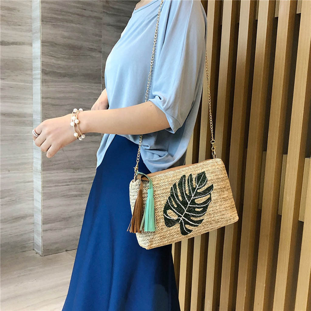 SoSun - Beach bag with tassels for women-Elly Rose