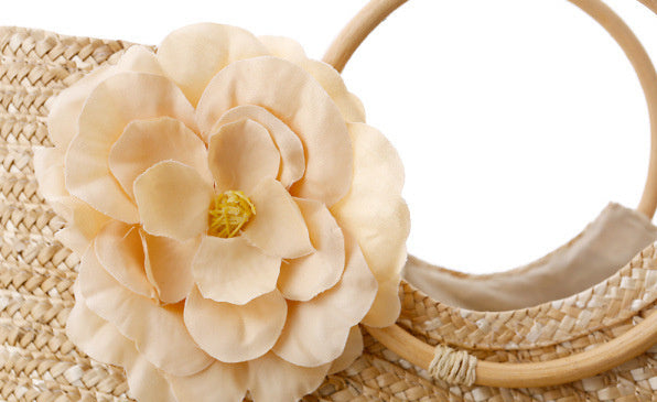 SoSun - Straw handbag-Elly Rose