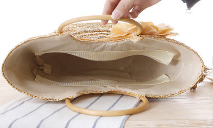 SoSun - Straw handbag-Elly Rose