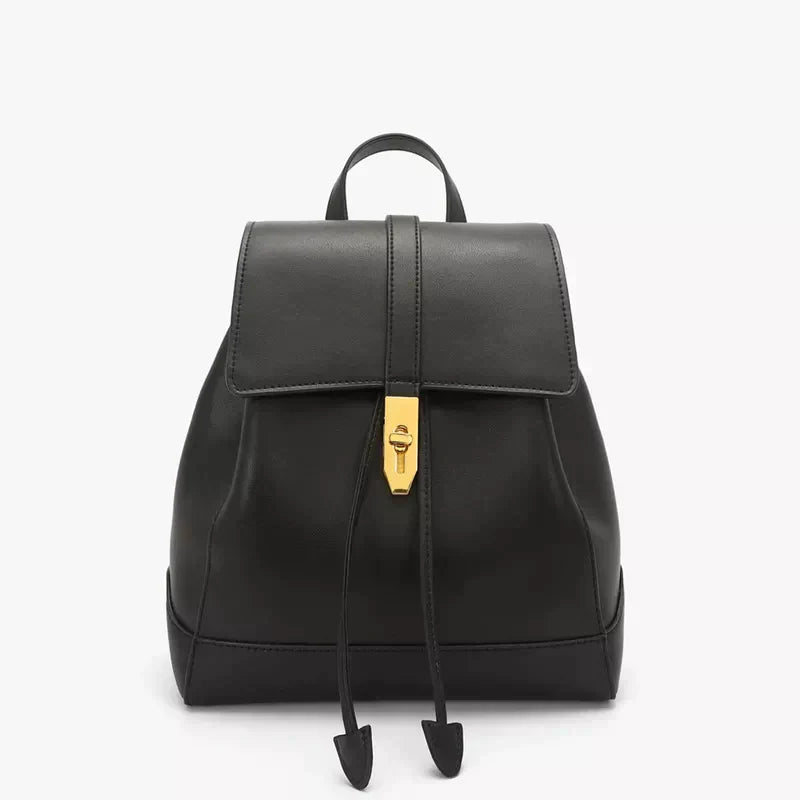 Alea | Genuine leather drawstring backpack for women-Elly Rose