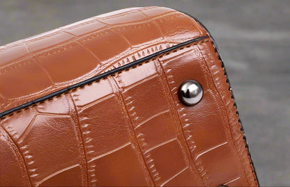 Qyra- 4-piece modern leather bag set-Elly Rose