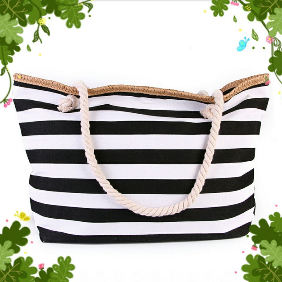 SoSun - Striped beach bag-Elly Rose