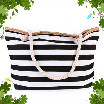 SoSun - Striped beach bag-Elly Rose