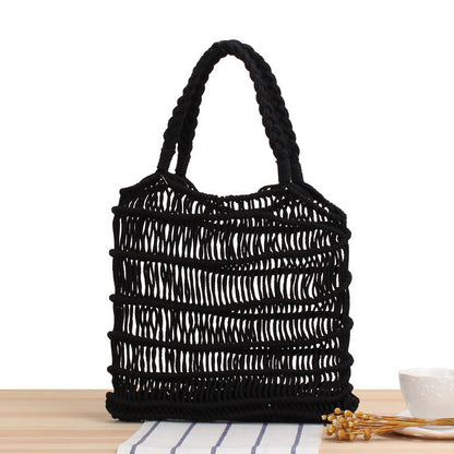 SoSun - Wicker beach bag-Elly Rose