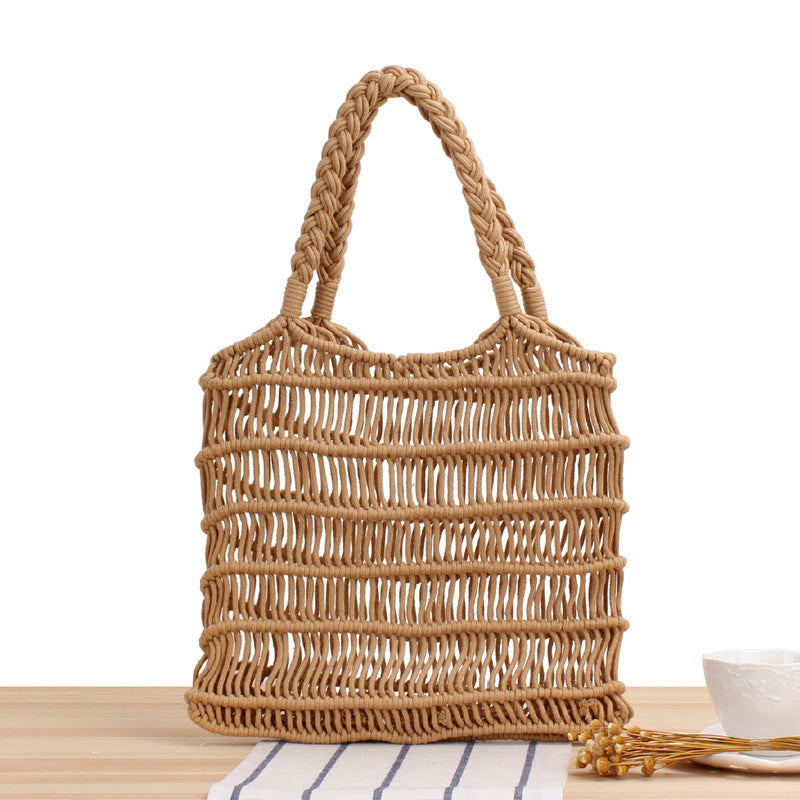 SoSun - Wicker beach bag-Elly Rose