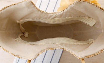SoSun - Straw handbag-Elly Rose
