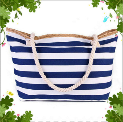 SoSun - Striped beach bag-Elly Rose