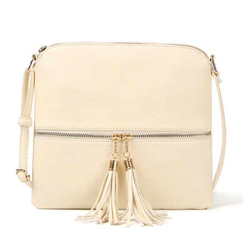 ChicRibbon - Elegant shoulder bag with tassels-Elly Rose