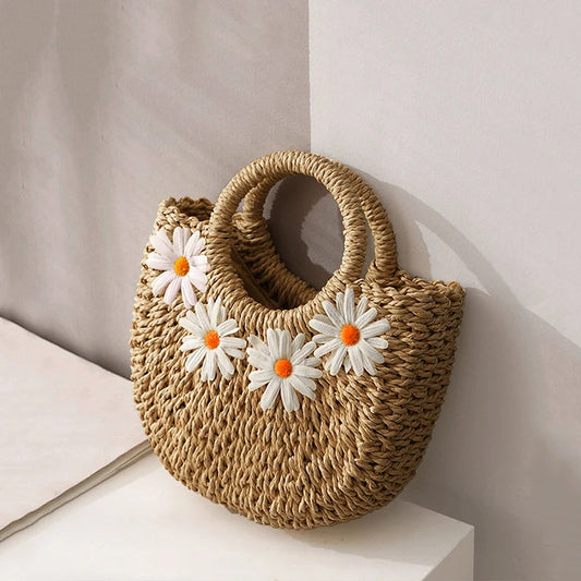 ByMave - Wicker bag for hollow floral decoration-Elly Rose