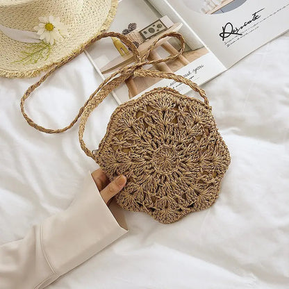 ByMave - Round handmade wicker bag-Elly Rose