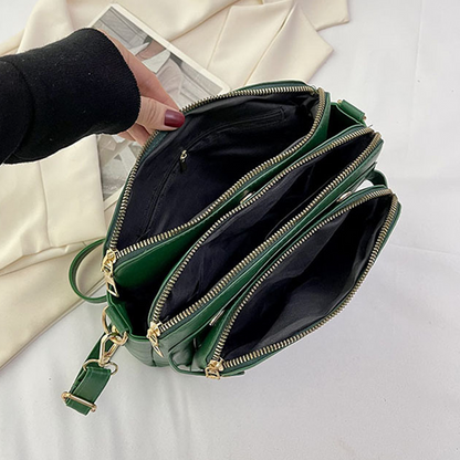 Leather shoulder bag-Elly Rose