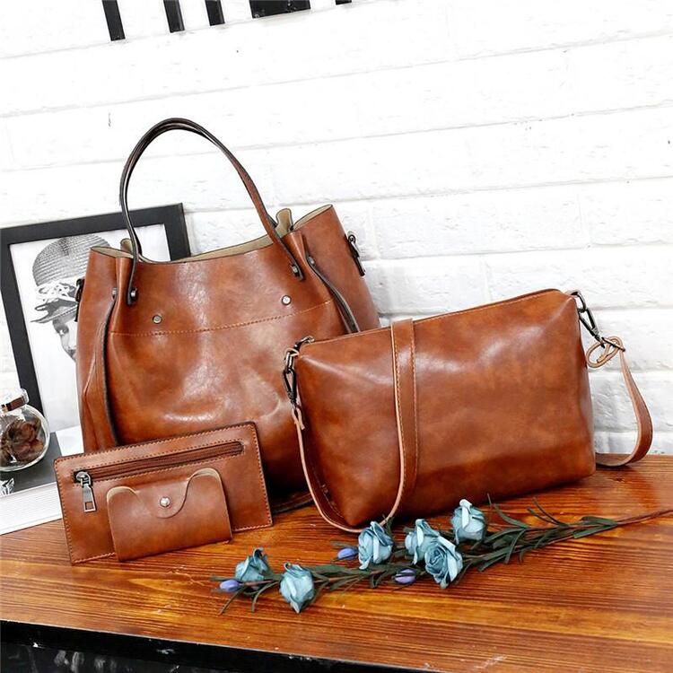 Xavia - Women's 4-piece vintage bag set-Elly Rose
