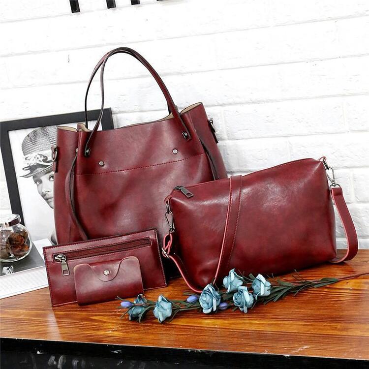 Xavia - Women's 4-piece vintage bag set-Elly Rose