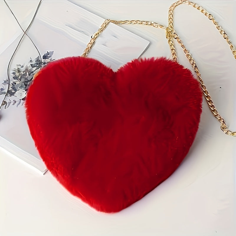 Nina | Heart-shaped plush bag-Elly Rose