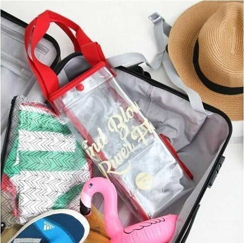 SoSun - Transparent PVC beach bag-Elly Rose