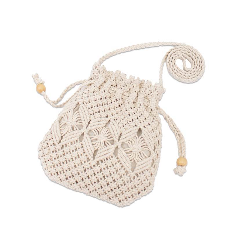 SoSun - Knitted beach bag with tassels-Elly Rose