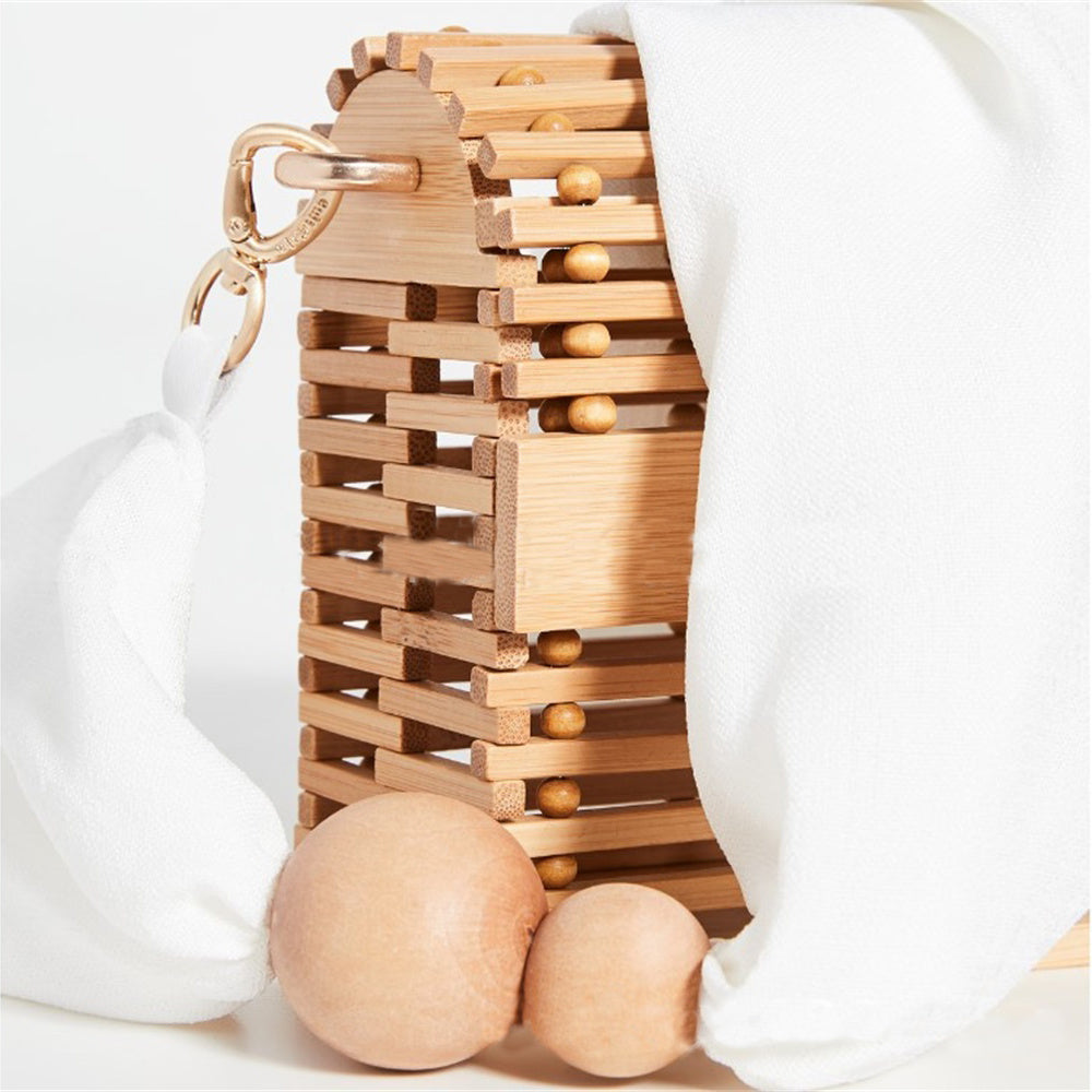 SoSun - Bamboo basket bag-Elly Rose