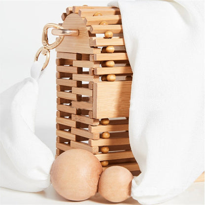 SoSun - Bamboo basket bag-Elly Rose